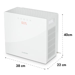 PurePal, čistička vzduchu 2-v-1, zvlhčovač, 15 W, dotykové ovládání, bílá