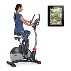 Arcadion Heimtrainer Gaming Bike Pulsmesser Bluetooth Lenkerhalter schwarz