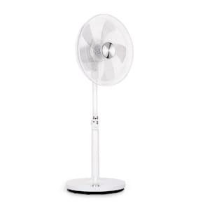 Clear Stream Ventoinha de Pé 16" 28W 3120m³/h Função Oscilação 90º Branca