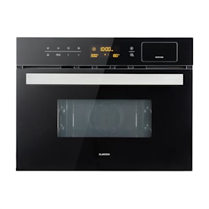 Luminance Steam, vstavaná mikrovlnná rúra, 34 l, mikrovlnná rúra: 900 W, čierna
