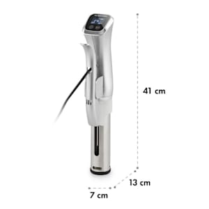 Klarstein Quickstick Sous Vide Cooker 3D Circulation 50-95 ° C Silver