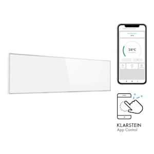 Wonderwall Smart Infrarotheizung 100x30cm App-Steuerung 300W Wochentimer IP24