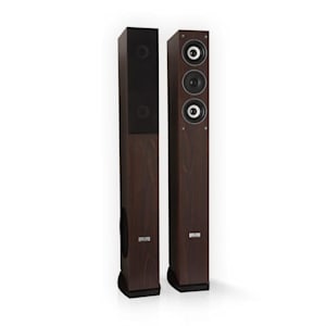 Line 4707 Standlautsprecher 4-Wege-HiFi-Lautsprecher-Paar 960Wmax. Gesamtleistung Holz-Optik
