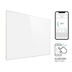 Wonderwall Smart Infrarotheizung 100x120cm App-Steuerung 1200W Wochentimer IP24