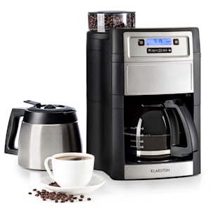 Aromatica II Duo, kávéfőző, beépített daráló, 1.25 l, fekete