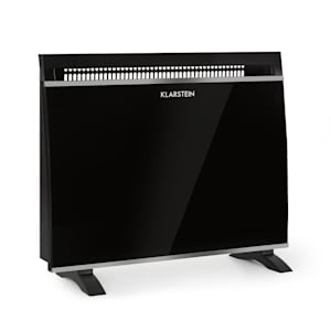 Gotland Radiateur convecteur en verre 600W 900W 1500W - noir