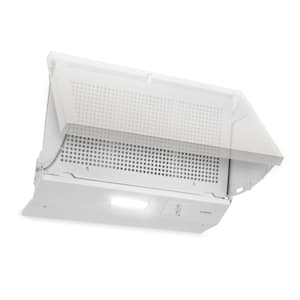 Incognito, kuhinjska napa, 250 m³/uro, 60 W, LED luč, bela