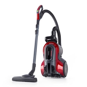 Clean King Ergo cyklondammsugare 800W påsfri HEPA13 EEC-A grå/röd
