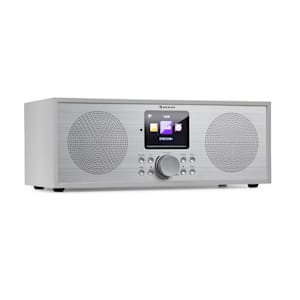 Silver Star Stereo Radio Web,DAB+/FM, WiFi, BT, DAB+/FM, bianco
