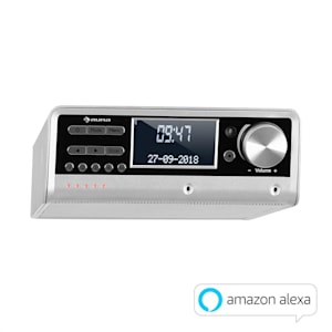 Intelligence DAB+ Küchenradio, Alexa-VoiceControl, Spotify, BT, silber