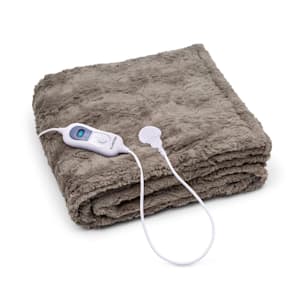 Dr. Watson Comfort & Style Heizdecke 120W 180x130cm Faux Fur dunkelbraun