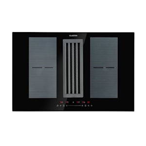 Full House Down Air System Induktionsherd + Dunstabzugshaube schwarz