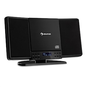 V14-DAB Imianto Stereo Verticale CD FM e DAB+ BT nero