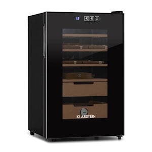 El Presidente 65, humidor, 70 W, dotykový, bukové drevo, 65 l, LED, čierny