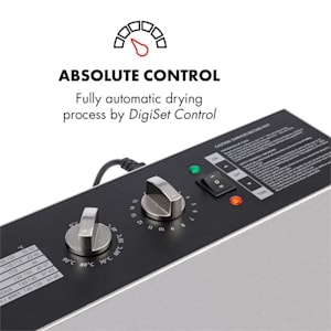 Master Jerky 16 Déshydrateur alimentaire 1500W 40-90 °C - inox argent