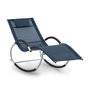 Westwood Rocking Chair Schaukelliege ergonomisch Aluminium dunkelblau