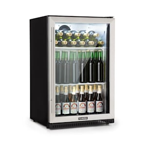 Beersafe Pro, hűtőszekrény italokra, 133 l, üvegajtók, 2 csúsztatható polc, fekete