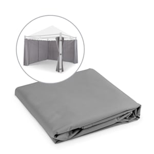 Pantheon Illumina Pavilion Side Walls 4 Pieces 140g / m² Polyester Grey