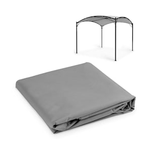 Castello Auvent de rechange pour pergola 3,5 x 3,5 m - polyester gris