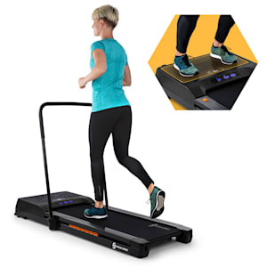 Workspace Fusion Tapis de course 1-12km/h & plaque vibrante Bluetooth -