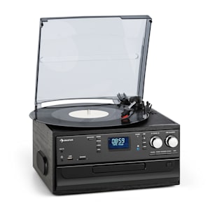 Oakland DAB Retro Stereo DAB+/FM BT Funzione Vinile CD Cassetta