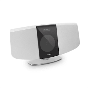 BlackMask Impianto Stereo Verticale CD Tuner FM e DAB+ BT bianco