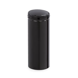 Cleanton Mülleimer rund Sensor 50 Liter für Müllbeutel ABS schwarz
