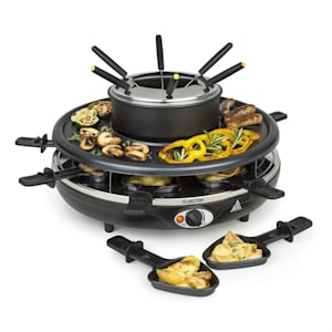 Fonduelette, raclette gril a fondue, 1350 W, 1 l, Ø 38 cm, pro 8 osob