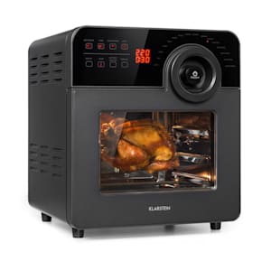 AeroVital Cube Chef Heißluftfritteuse 1700W 14l 16 Programme schwarz