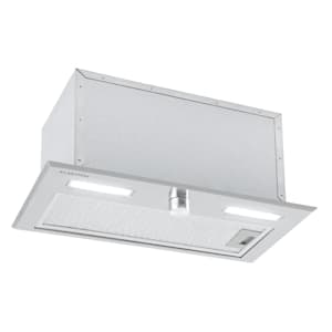 Simplica Dunstabzugshaube Einbau 52cm Abluft: 400 m³/h LED Edelstahl