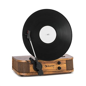 Verticalo SE Retro-Plattenspieler USB BT Line-Out holz