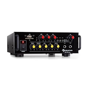 Amp EQ BT amplificateur karaoké HiFi 2 x 30 W RMS BT USB SD 2 x entrées micro