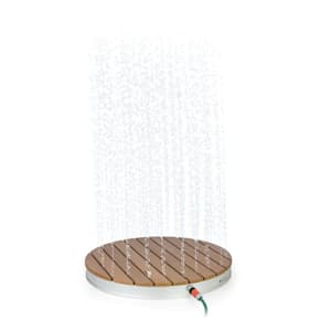 Sumatra Breeze RD Gartendusche WPC Aluminium Ø70,4cm rund