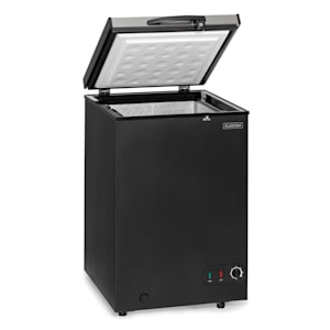 Iceblokk 100 Gefriertruhe freistehend 98Ltr Korb abschließbar EEK A+ schwarz