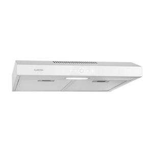 Contempo Neo Unterbau-Dunstabzugshaube 60cm 175m³/h LED Edelstahl Acryl weiß