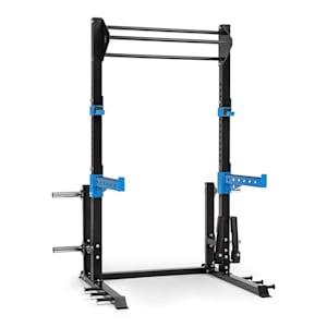 Amazor E Eco Half Rack Safety Spotter J-Cups Dual-Landmine Stahl