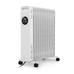 Thermaxx Heatstream, olejový radiátor, 2500 W, 5 – 35 °C, 24-hod. časovač, biely