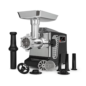 Kraftprotz elektrischer Fleischwolf 700 W Kupfermotor Hack Wurst Kebbe Edelstahl