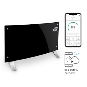 Bornholm Curved Smart Konvektionsheizgerät 2000W App-Steuerung Timer