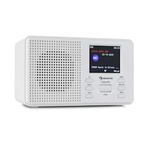 Commuter, Radio DAB+/FM, AUX, Display TFT da 2,4", bianco