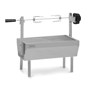 Sauenland Mini Rotisserie-Grill Drehspieß 4W 12kg max. Edelstahl