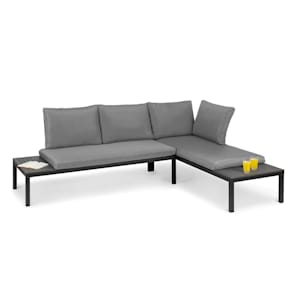 Cartagena Lounger 2 Zweisitzer mit Tisch Stahl Polyester