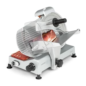 Trancheuse Carpaccio 240W, 0-12mm, 200x155mm, acier inoxydable