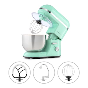 Bella Elegance Robot culinaire mélangeur 1300 W 1.7cv 6 vitesses 5 litres