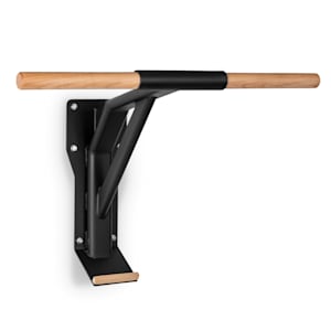 THE SPECIALIST Klimmzugstange Stahl Holz Smartphone-Halterung