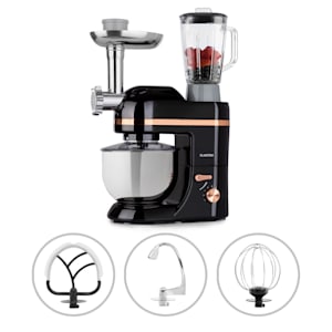 Lucia Elegance, кухненски робот, пасатор, месомелачка, 1300W, без BPA