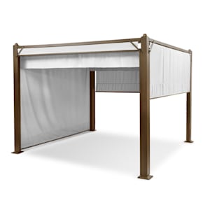 Pantheon Cortina Rust Pavillon mit Dach 3x3 m 4 Seitenteile