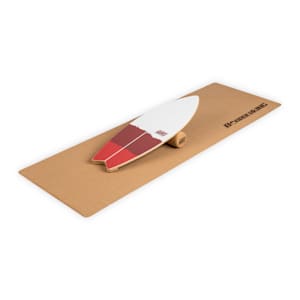 Indoorboard Wave balance board + mat + rol hout/kurk
