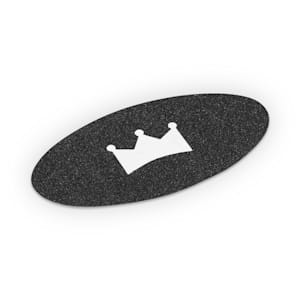Griptape für Balance Board Indoorboard Kunststoff 2 Stück oval