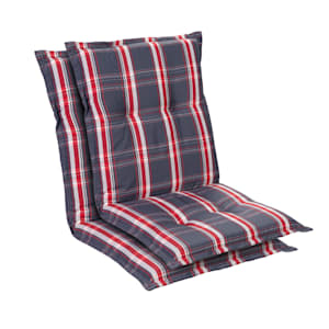Cojín Prato funda de sillón de jardín de respaldo bajo poliéster 50x100x8cm
